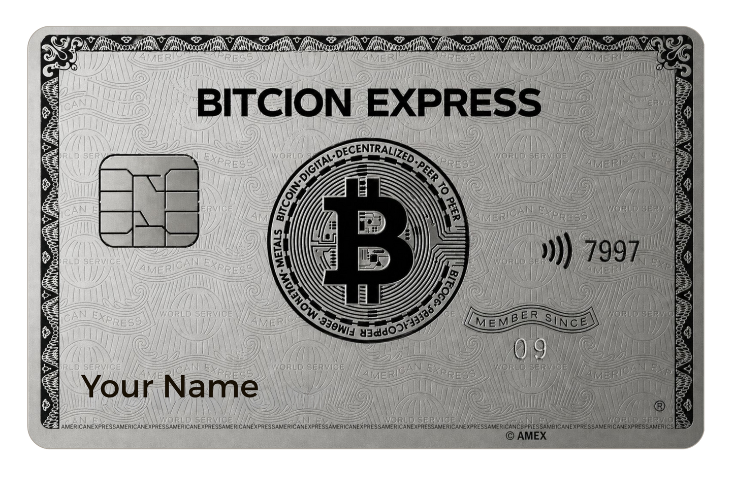 Carte Bitcoin Platinum